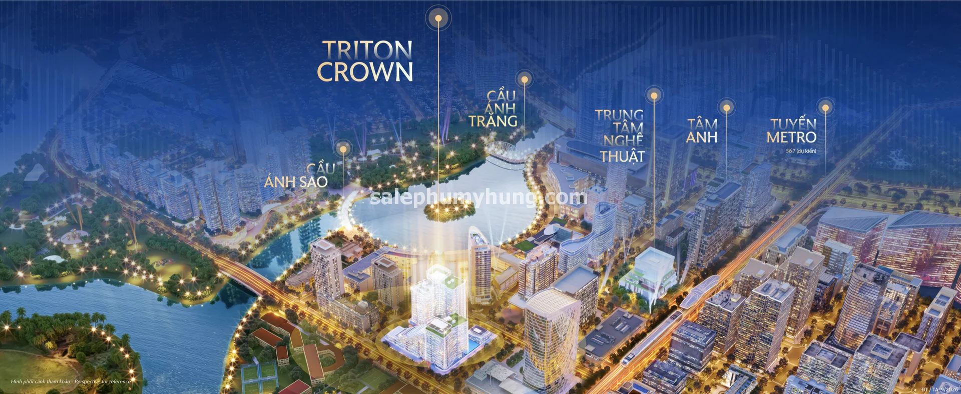 triton crown phú mỹ hưng-vị trí