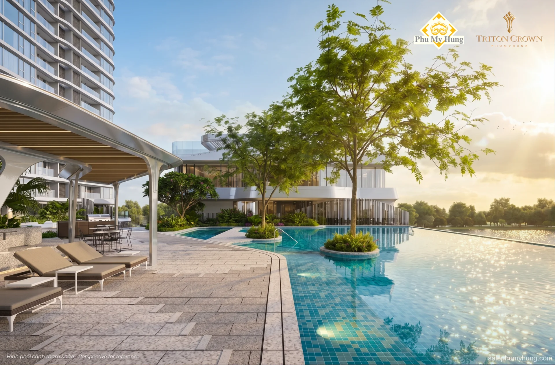 triton crown phú mỹ hưng-hồ bơi