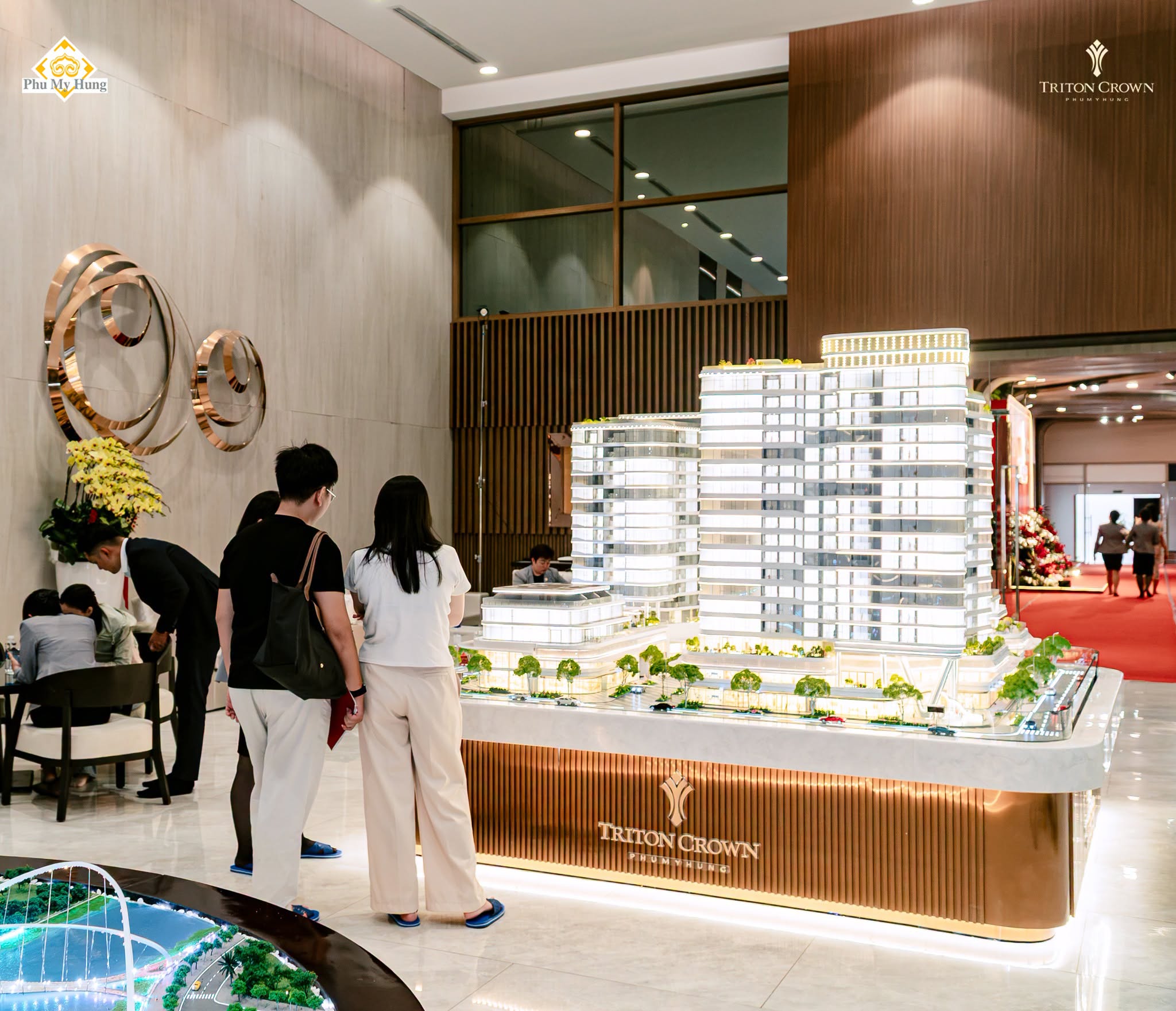 nhà mẫu triton crown phú mỹ hưng